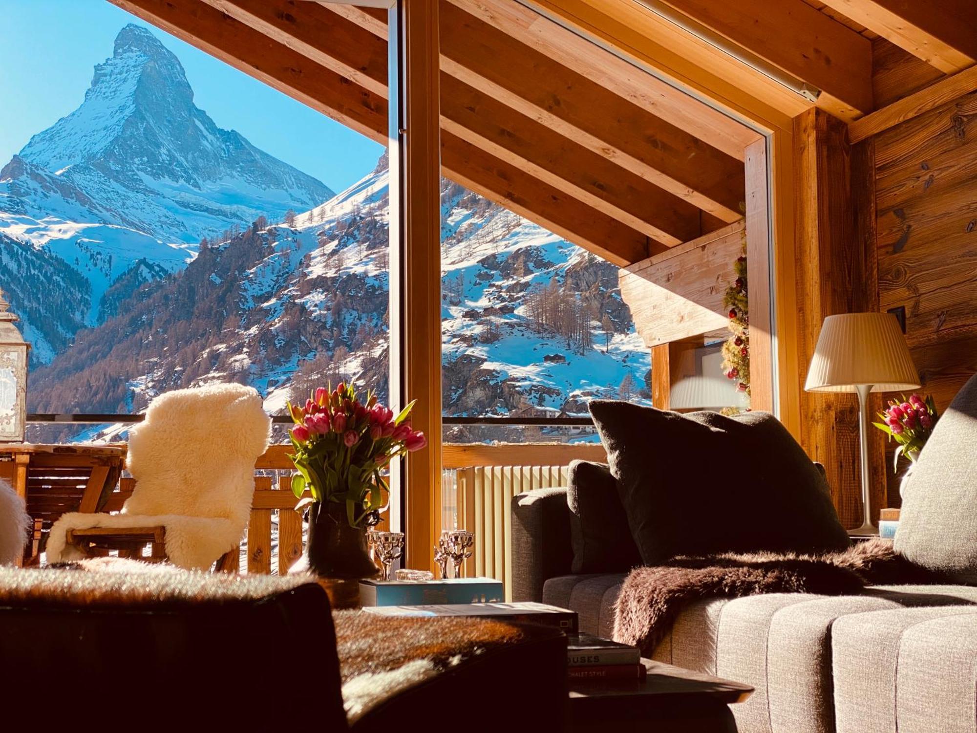 Luxury Chalets & Apartments By Mountain Exposure Zermatt Exterior foto